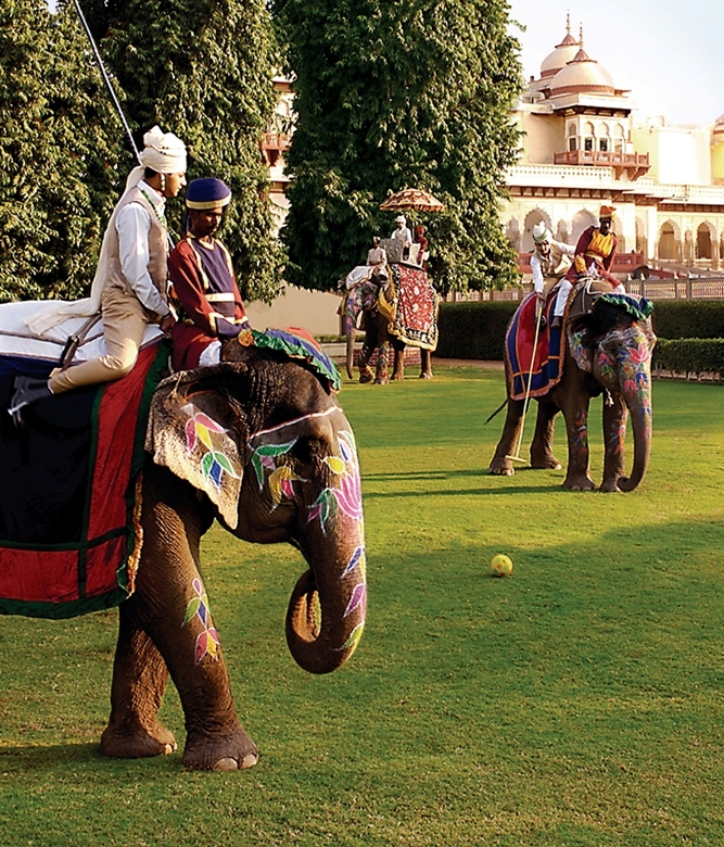 Rambagh Palace Elephant Polo